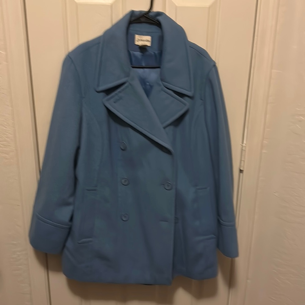 St Johns Bay Blue Peacoat